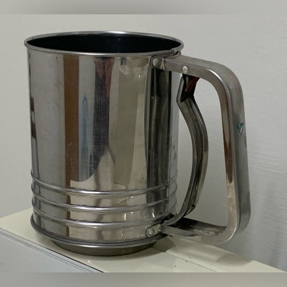 Mid Century Vtg Large Flour Sifter Made in Japan - Picture 5 of 13